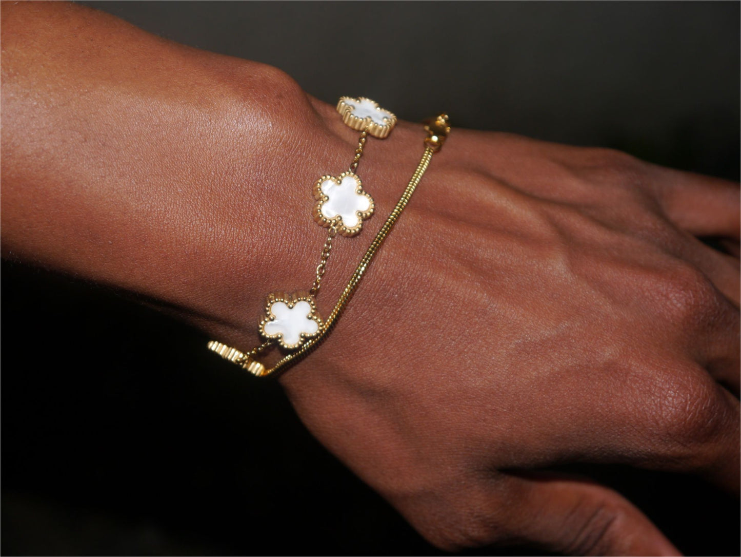 Clover bracelet
