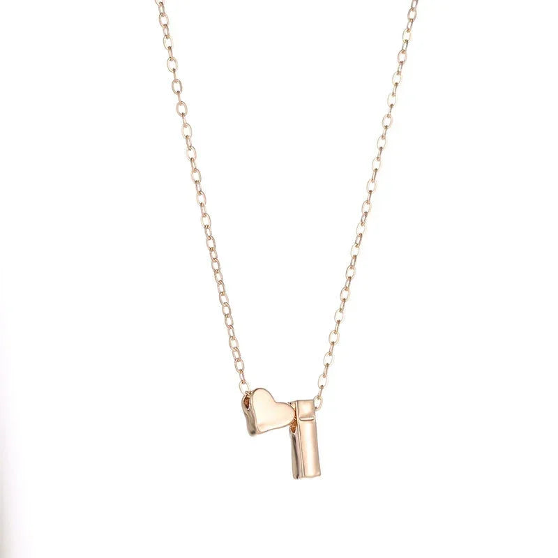 Initial pendent necklace