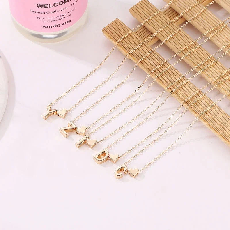 Initial pendent necklace