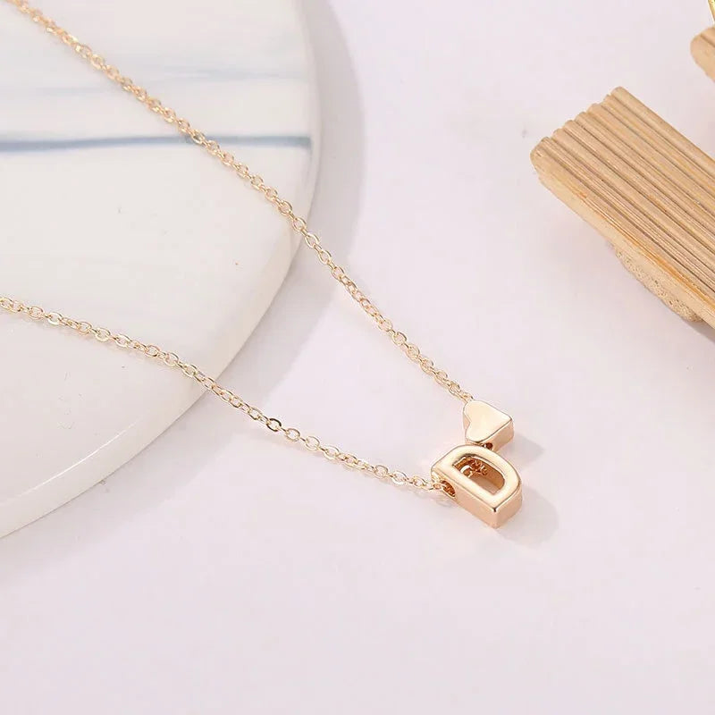 Initial pendent necklace