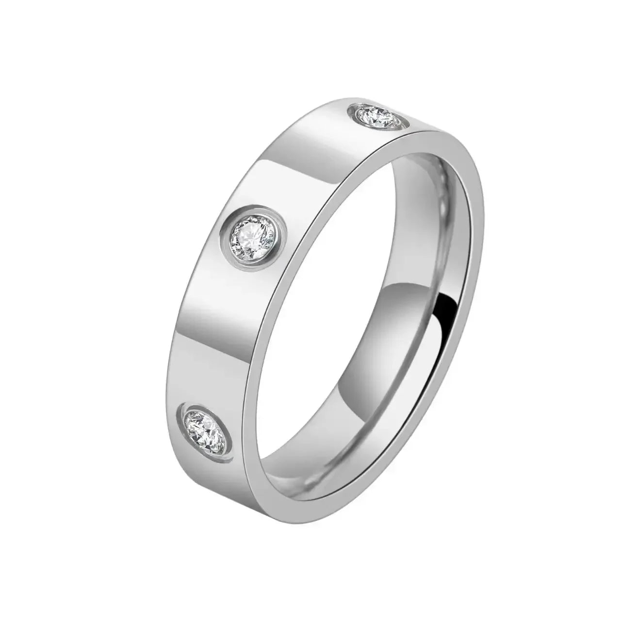 Stainless Steel Cross Ring
