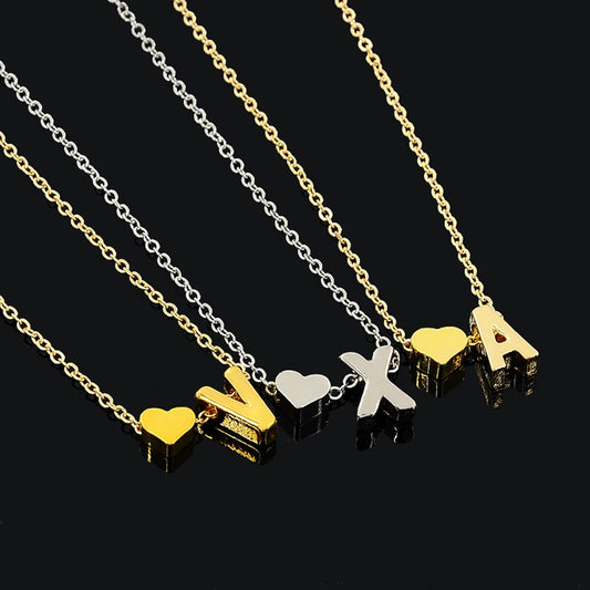 Initial pendent necklace