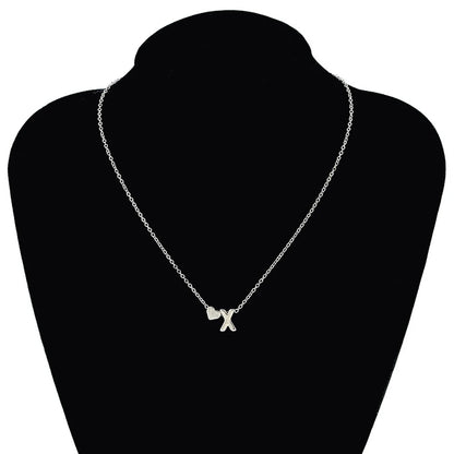 Initial pendent necklace