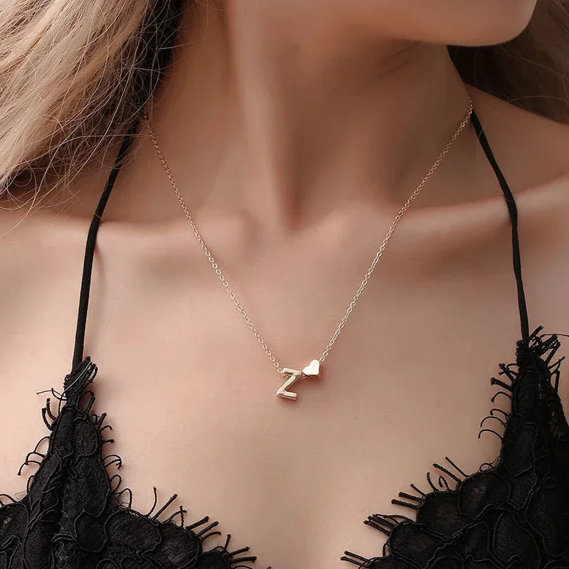 Initial pendent necklace