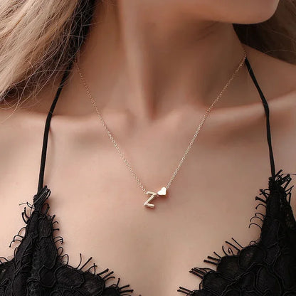 Initial pendent necklace