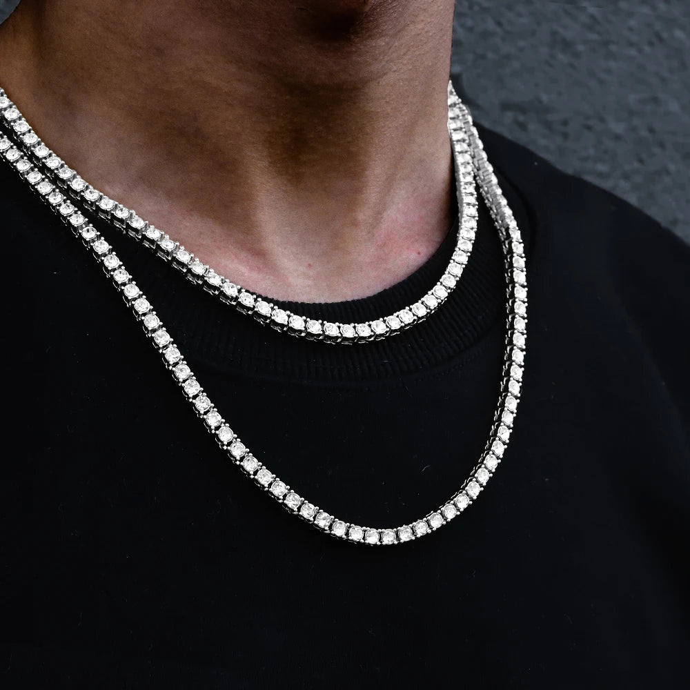 New Crystal Tennis Chain