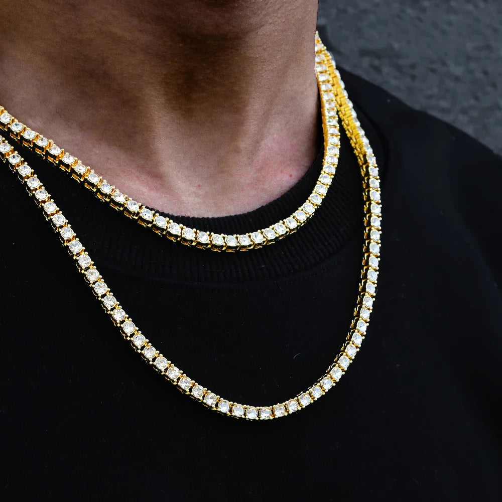 New Crystal Tennis Chain