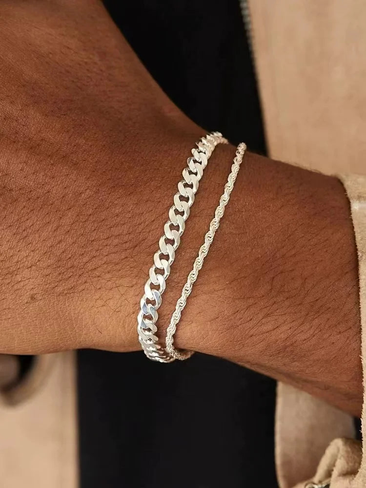 Stainless Steel Twist Bracelet