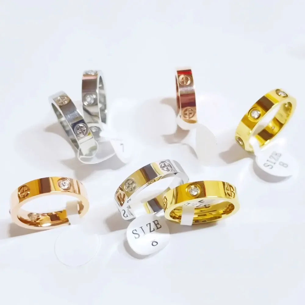 Stainless Steel Cross Ring