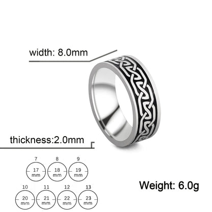 Stainless Steel Streetwear Rings